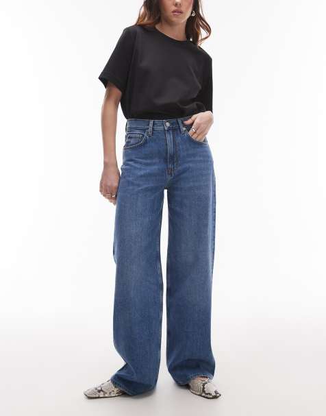 ARKET - Coral - Lyseblå og forvaskede jeans med høj talje og afslappet pasform - view 1
