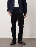 [Arket] ARKET cord chino pants with tailored waistband in midnight blue-Navy 48 Midnight blue