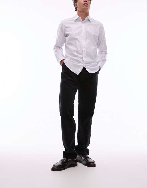 ARKET cord chino trousers in black