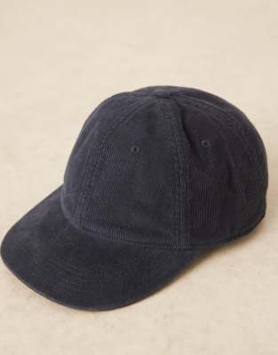 Arket Cord Flat Cap In Blue