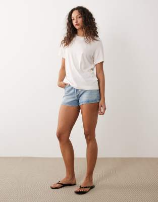 Arket Cotton Blend T-shirt In White