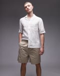 [Arket] ARKET cotton pull-on shorts in beige-Neutral W52 BEIGE