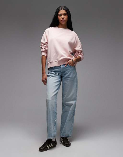 ARKET cotton terry sweatshirt in pink, 2 of 4