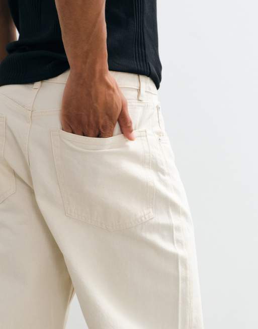 ARKET – Creek – Naturvita jeans med vida ben, 5 av 5