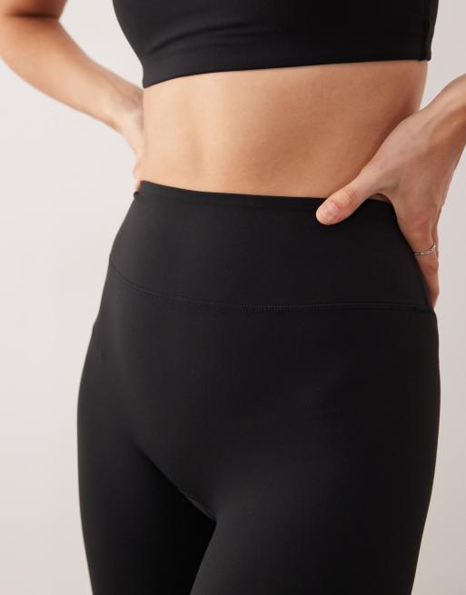 ARKET – Czarne miękkie legginsy bezszwowe, część zestawu, 4 z 5