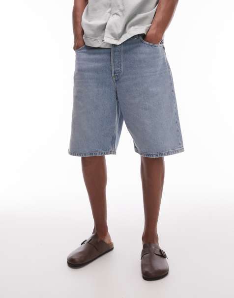 ARKET – Denim-Shorts in mittelblauer Waschung mit mittelhohem Bund und regulärer Passform - view 1
