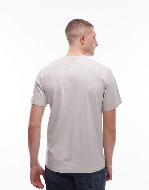 ARKET – Dżersejowy T-shirt w kolorze złamanej bieli, 4 z 4
