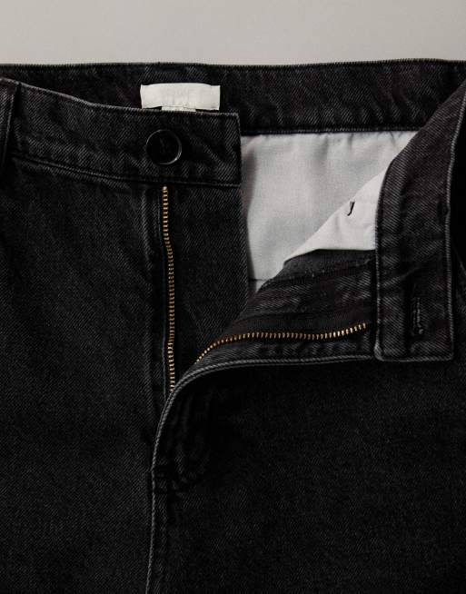 ARKET – Endive – Barrel-Jeans in stark verwaschenem Schwarz , 7 von 7