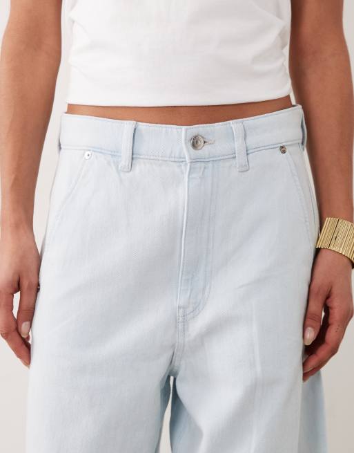 ARKET Endive barrel leg jeans in light blue wash, 5 of 5