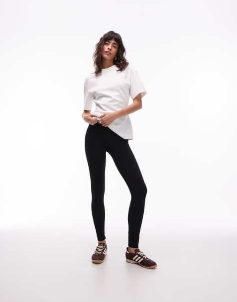 ARKET – Exklusiv bei ASOS – Nahtlose, super-elastische Sport-Leggings in Schwarz - view 1
