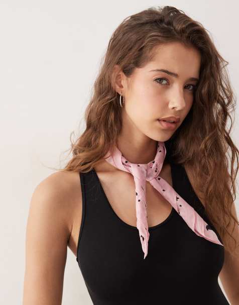 ARKET - Foulard multi-usage en pur coton - Rose - view 1