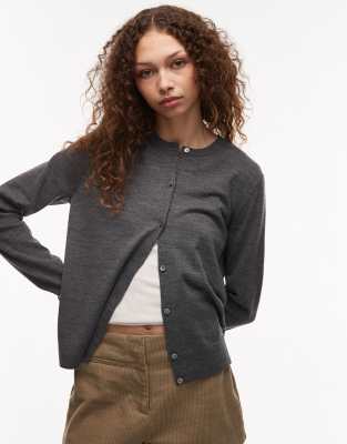 ARKET - Gilet en laine mérinos - Gris