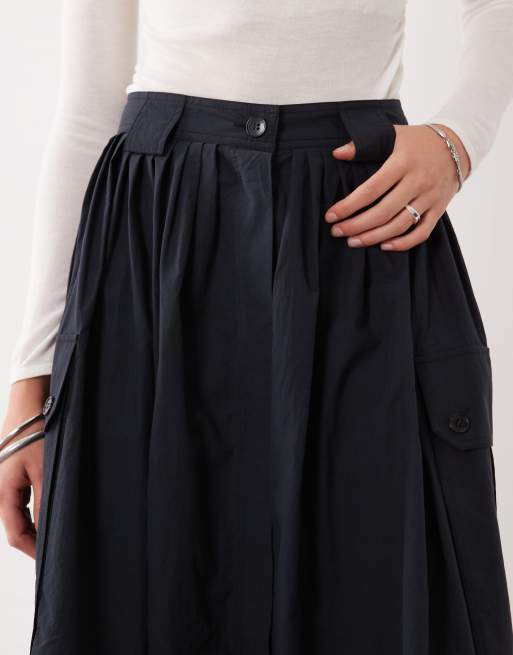 ARKET gonna midi utility nera, 4 di 5