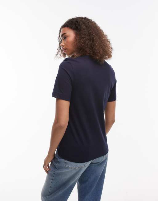 Arket – Granatowy T-shirt, 4 z 4