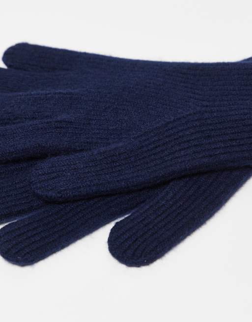 ARKET – Handschuhe aus hochwertiger Wolle mit Kaschmiranteil in Dunkelblau, 3 von 3