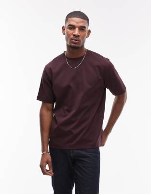 ARKET HEAVY INTERLOCK JERSEY OVERSIZED T-SHIRT 