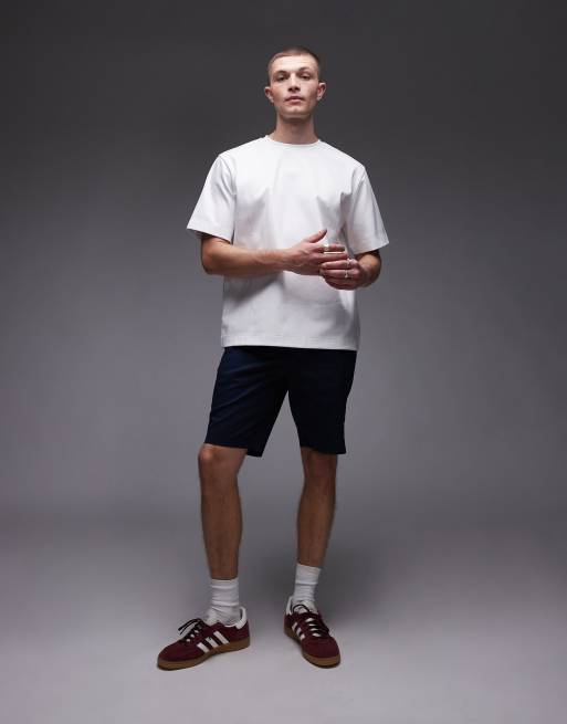 ARKET heavyweight interlock jersey oversized t-shirt in white, 2 of 4
