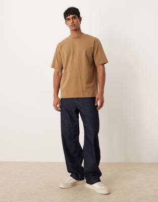 ARKET HEAVYWEIGHT INTERLOCK OVERSIZED FIT SHORT SLEEVE T-SHIRT