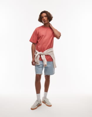 ARKET HEAVYWEIGHT JERSEY OVERSIZED T-SHIRT 