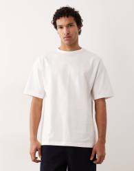 ARKET heavyweight jersey oversized t-shirt in white