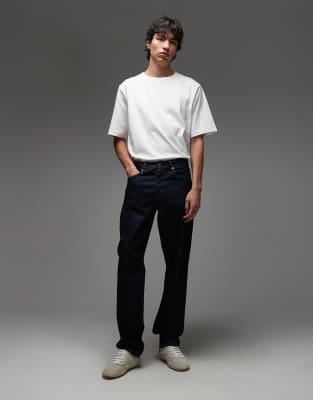 Arket Heavyweight Jersey Oversized T-shirt In White