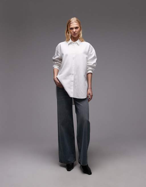ARKET - Hvid oversized denimskjorte, 2 af 4