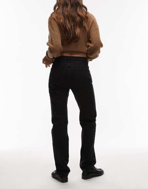 ARKET – Jade – Bleksvarta, hellånga jeans med smala ben och stretch, 3 av 5