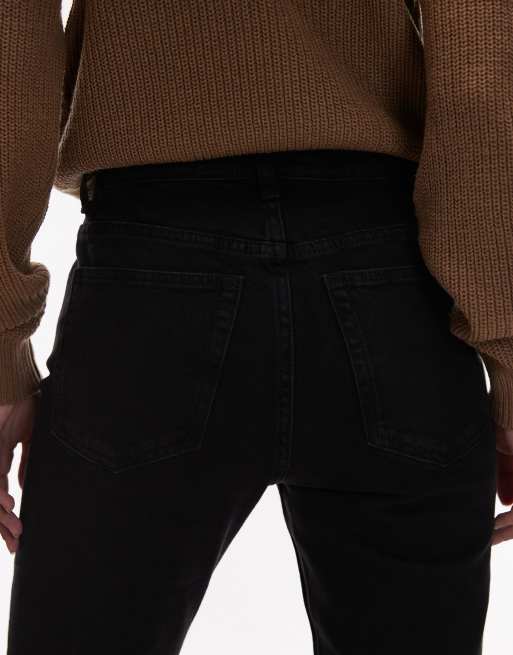 ARKET – Jade – Bleksvarta, hellånga jeans med smala ben och stretch, 5 av 5