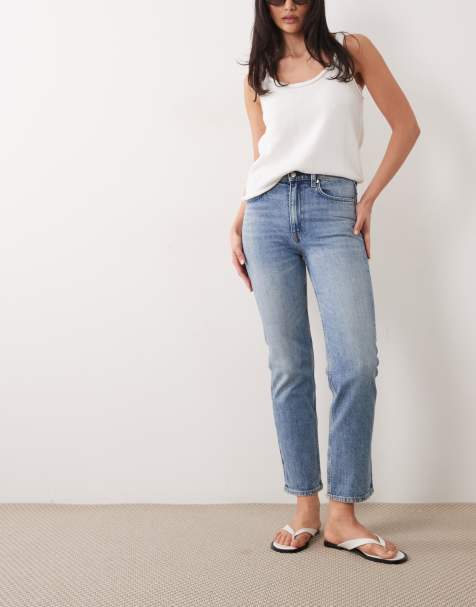 ARKET - Jade - Jean slim stretch - Bleu clair délavé - view 1