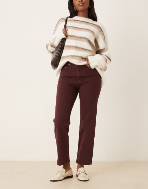 ARKET - Jade - Jeans slim elasticizzati color bordeaux