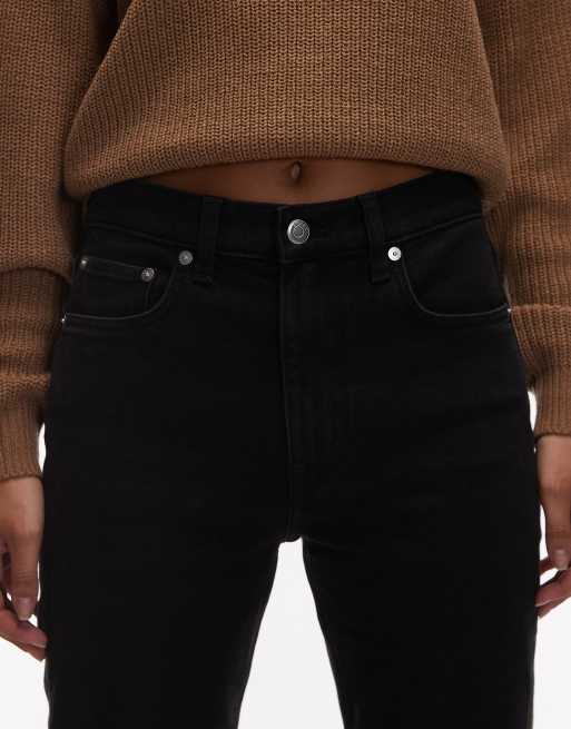 ARKET - Jade - Lange slim-fit stretchjeans in zwart met wassing, 4 van 5