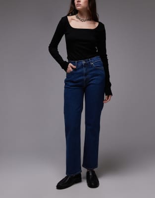 ARKET - Jade - Schmal geschnittene Stretch-Jeans in mittelblauer Waschung