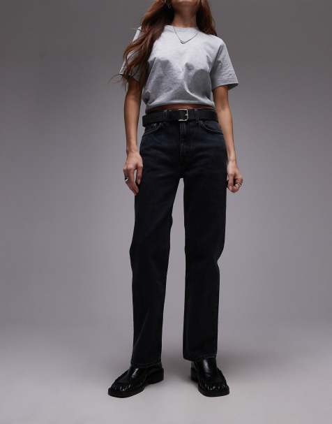 ARKET – Jade – Stretch-Jeans in verwaschenem Schwarz mit schmalem Schnitt - view 1