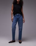 [Arket] ARKET Jade stretch slim leg jeans in dark wash blue W32 Dark wash blue