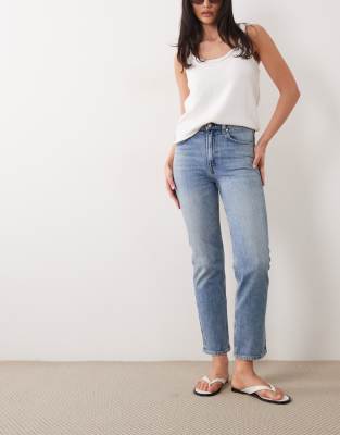 Arket Jade Stretch Slim Leg Jeans In Blue