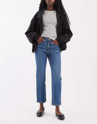 Arket Jade Stretch Slim Leg Jeans In Blue
