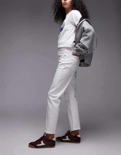 ARKET Jade stretch slim leg jeans in off-white, 2 of 5