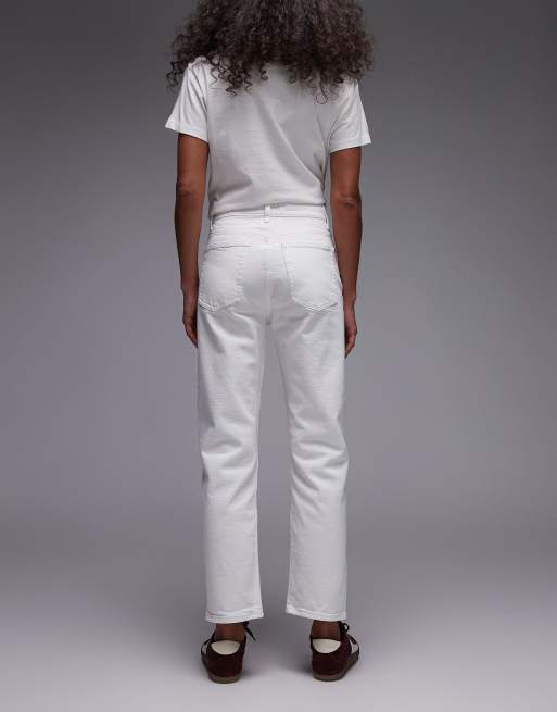 ARKET Jade stretch slim leg jeans in off-white, 3 of 5