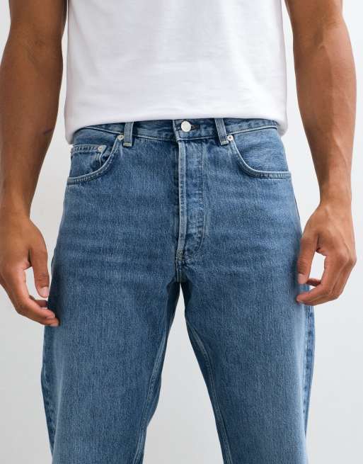 ARKET jean droit ample Ocean bleu moyen, 4 de 5