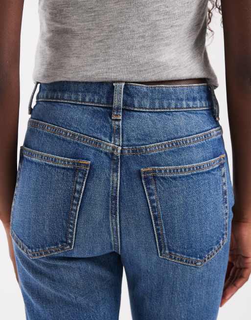 ARKET jean slim stretch jambe droite bleu délavé moyen, 4 de 5