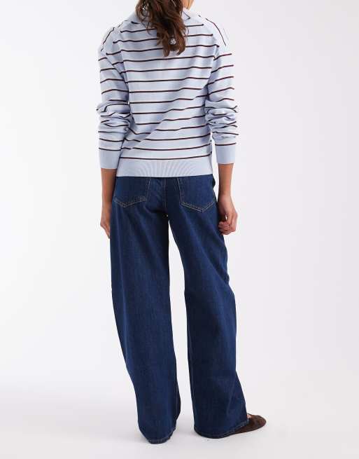 ARKET jeans baggy a gamba a barile Peony lavaggio blu scuro, 2 di 5