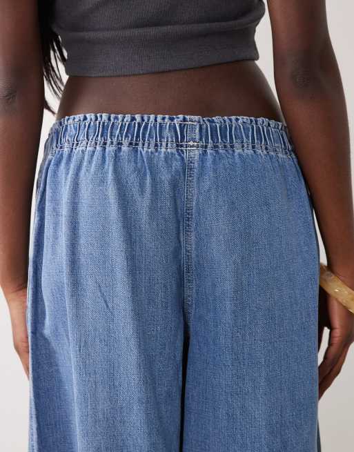 ARKET - Jeans in denim morbido bombati lavaggio blu chiaro, 4 di 5