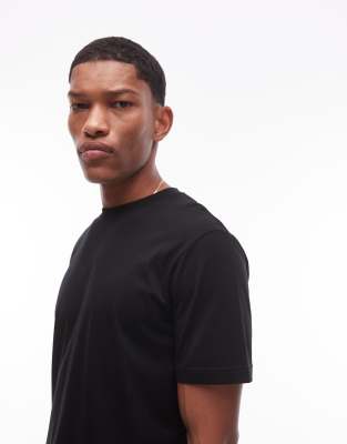 Arket Jersey T-shirt In Black