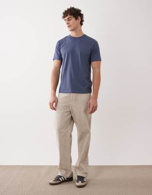Arket Jersey T-shirt In Blue