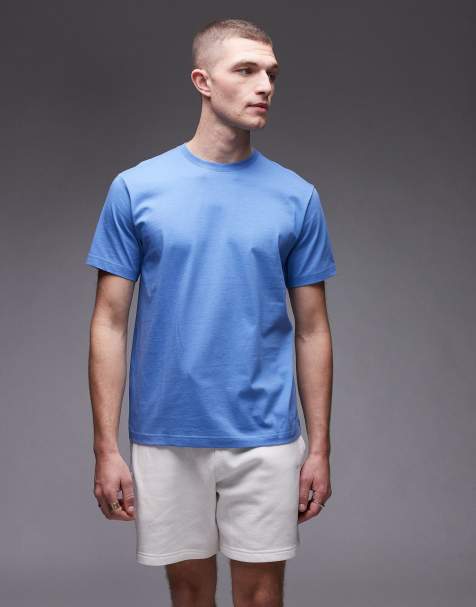 ARKET jersey t-shirt in light blue - view 1