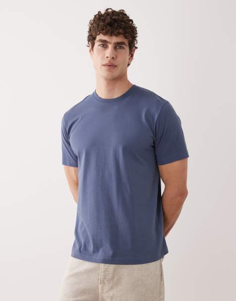 ARKET jersey t-shirt in dark blue