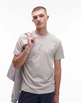 jersey t-shirt in off white-Neutral