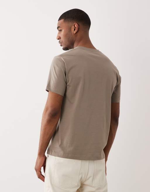 ARKET jersey t-shirt in sage, 4 of 5