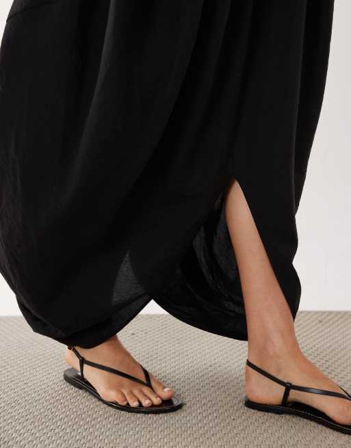 ARKET - Jupe longue volumineuse - Noir, 4 de 5