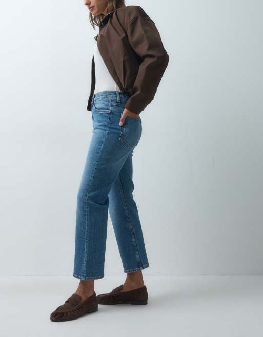 ARKET kick flare-jeans i blå denim, 5 av 5